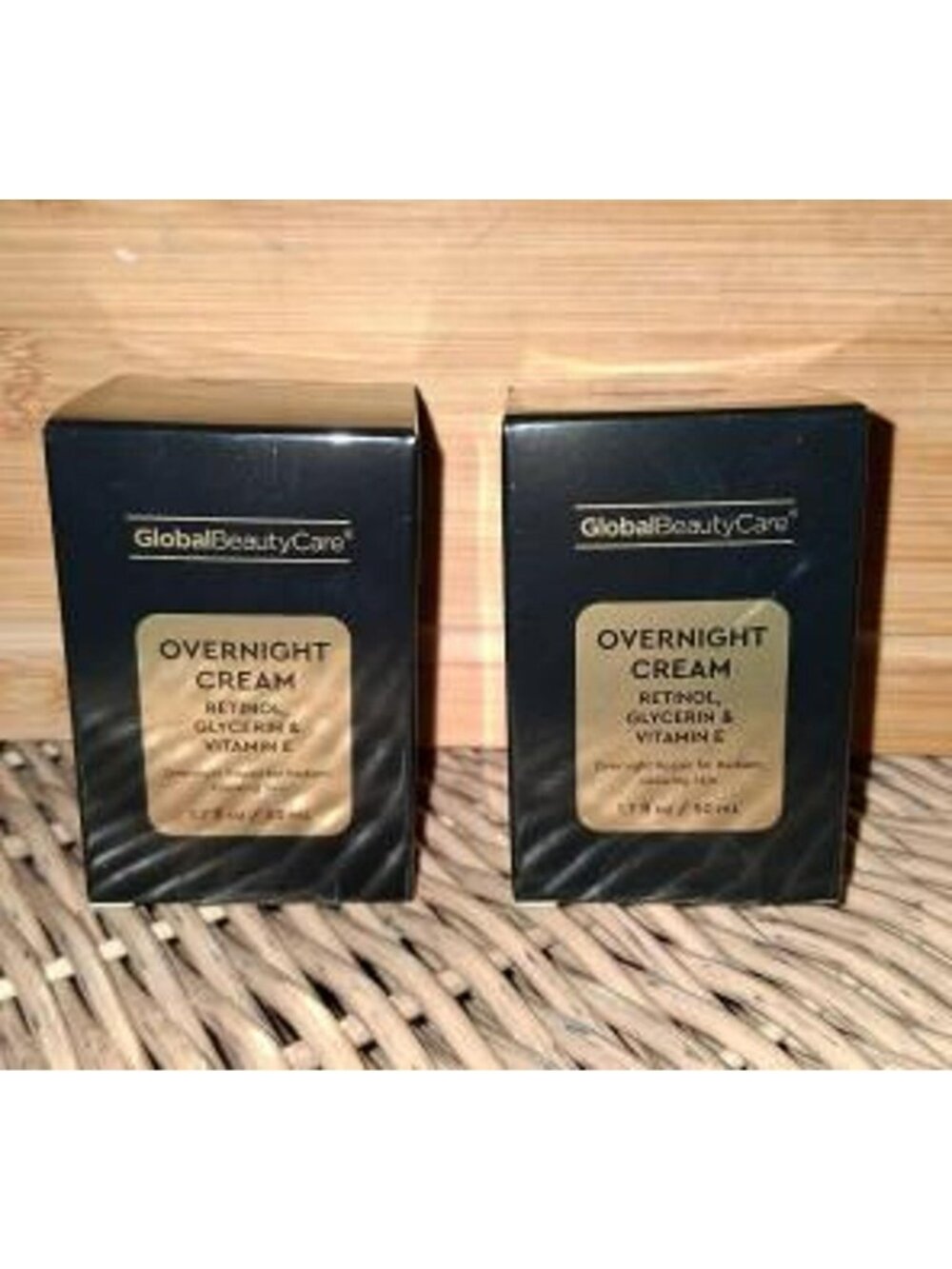 Global Beauty Care Overnight Cream Set Retinol Glycerin & Vitamin E lot